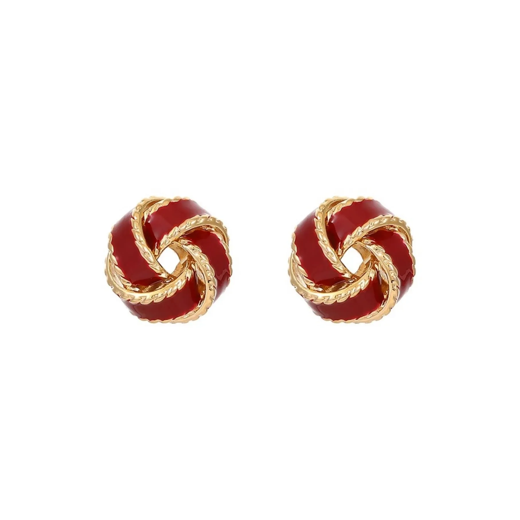 KING OF BLING Alloy Stud Earrings Women's