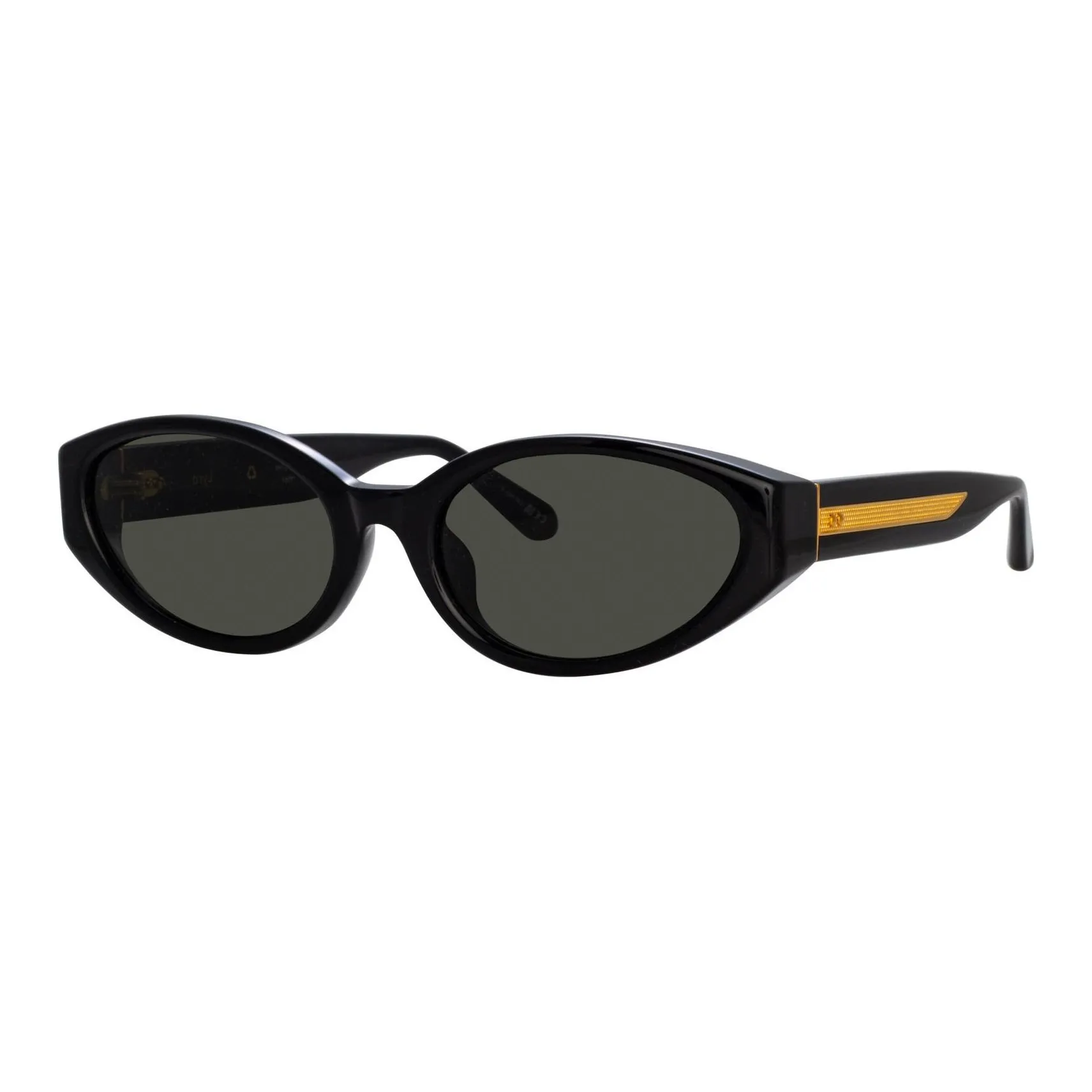 Linda Farrow Lyra Oval Frame Sunglasses