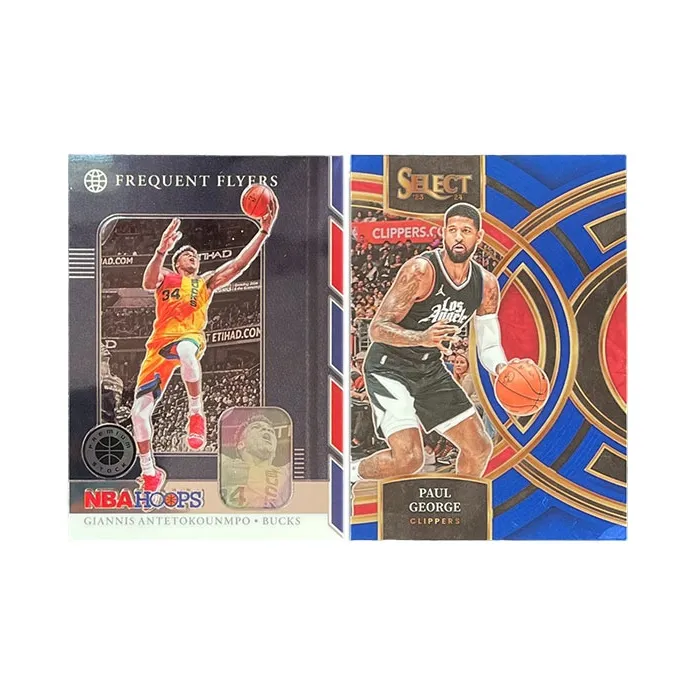 PANINI 2019 20 Bucks Letter Bro Teca+2024 Clippers Paul George Teca Player Cards Card Product Access Sports Cards 2 Pcs