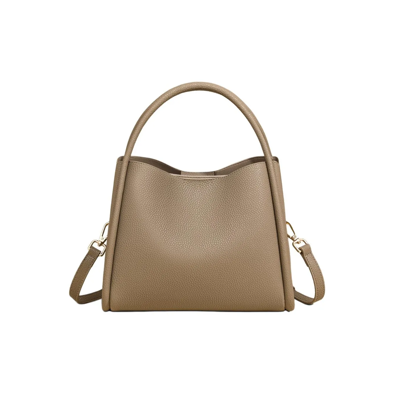 COMELY Сумка через плечо из коровьей кожи с синтетической кожей стандартная женская слоновая серый