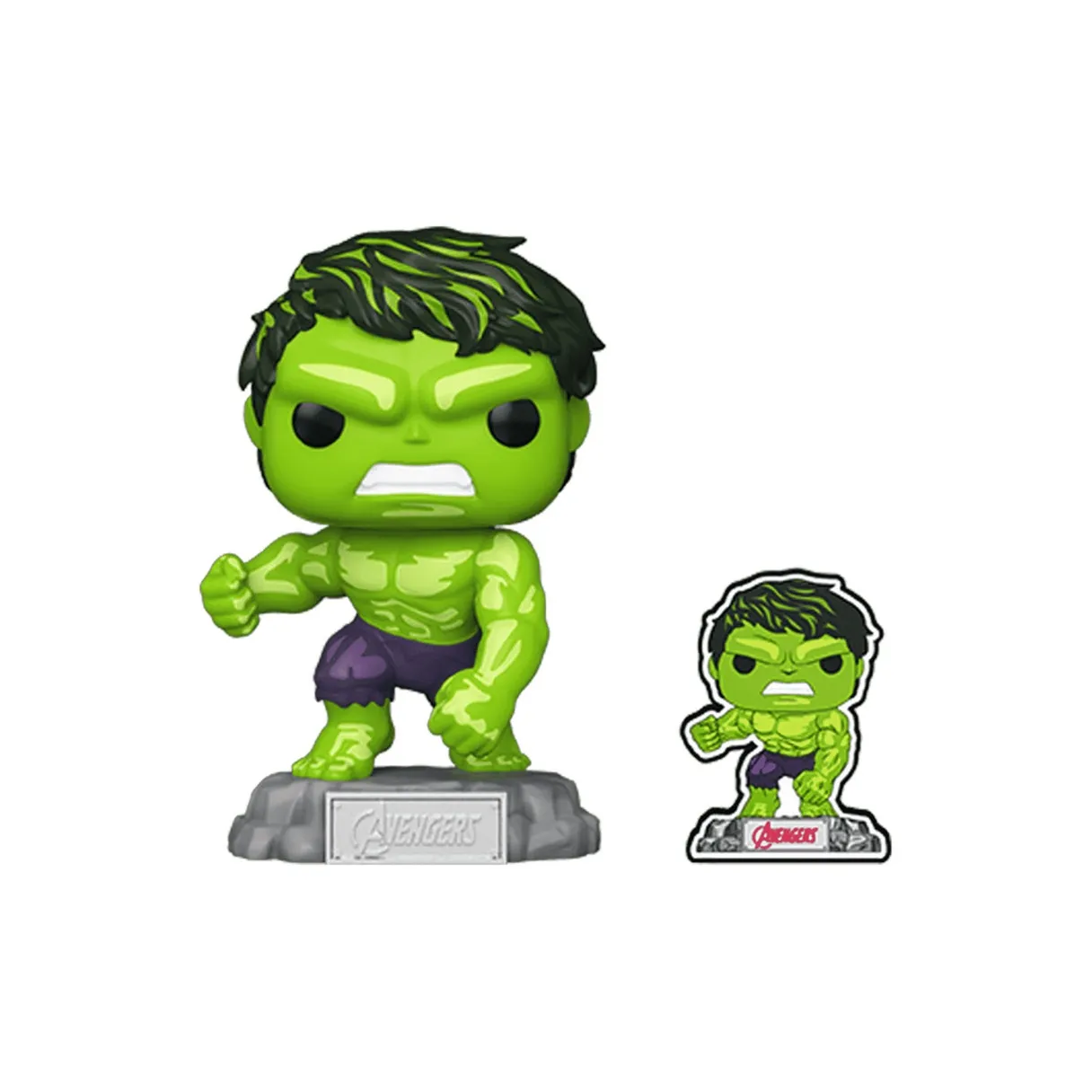 Funko The Avengers Hulk с подарками AN IEX Badge. Фигурки в стиле Chibi
