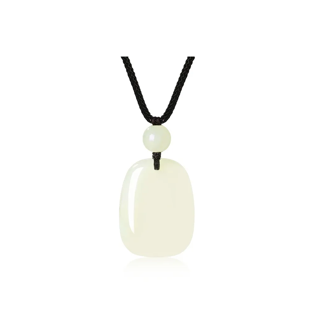 ZENGCAI Carved Jade Pendant And Ornament Pale Greenish White Jade Women's