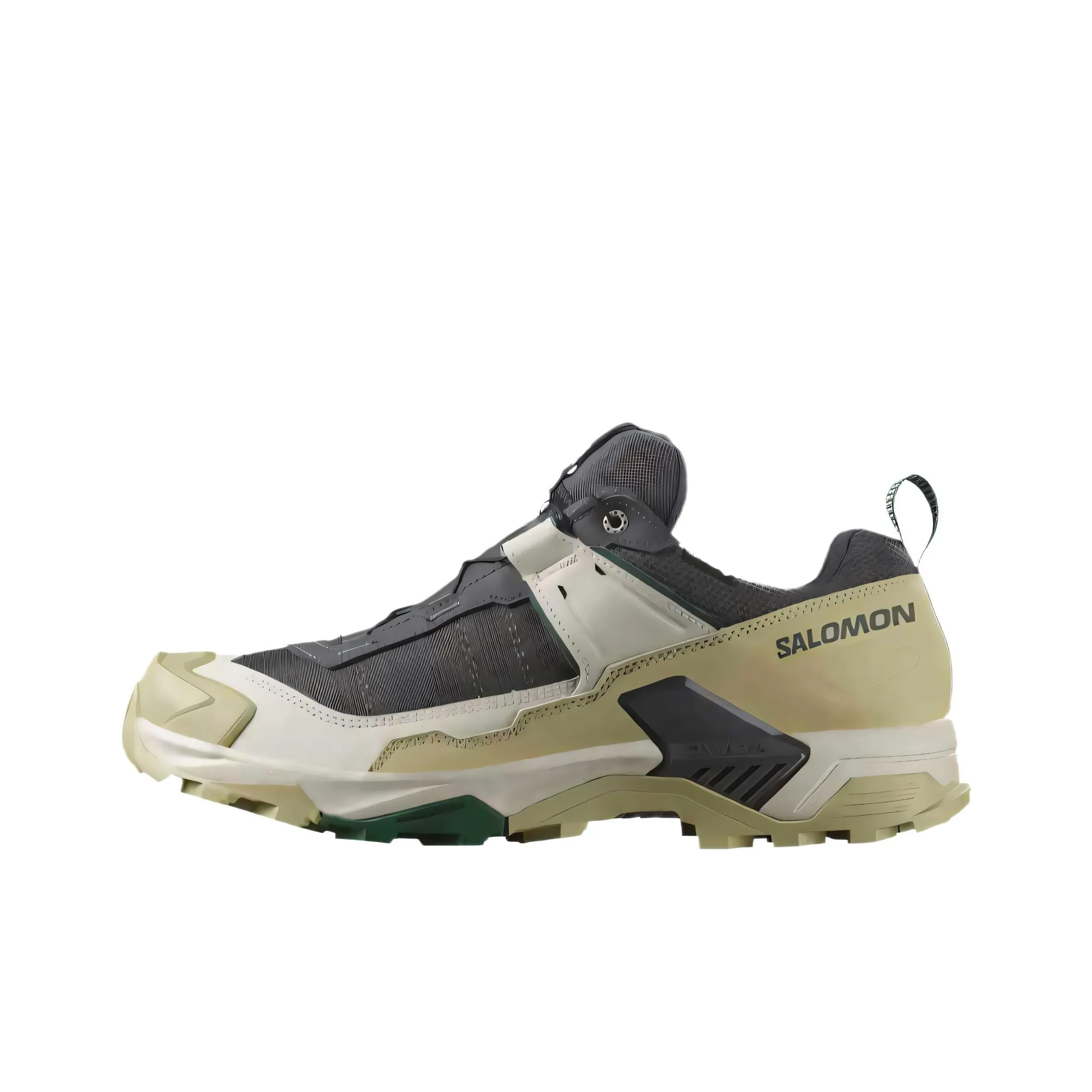 Salomon X Ultra 5 Low Топ Походная обувь Мужская Серый Зеленый