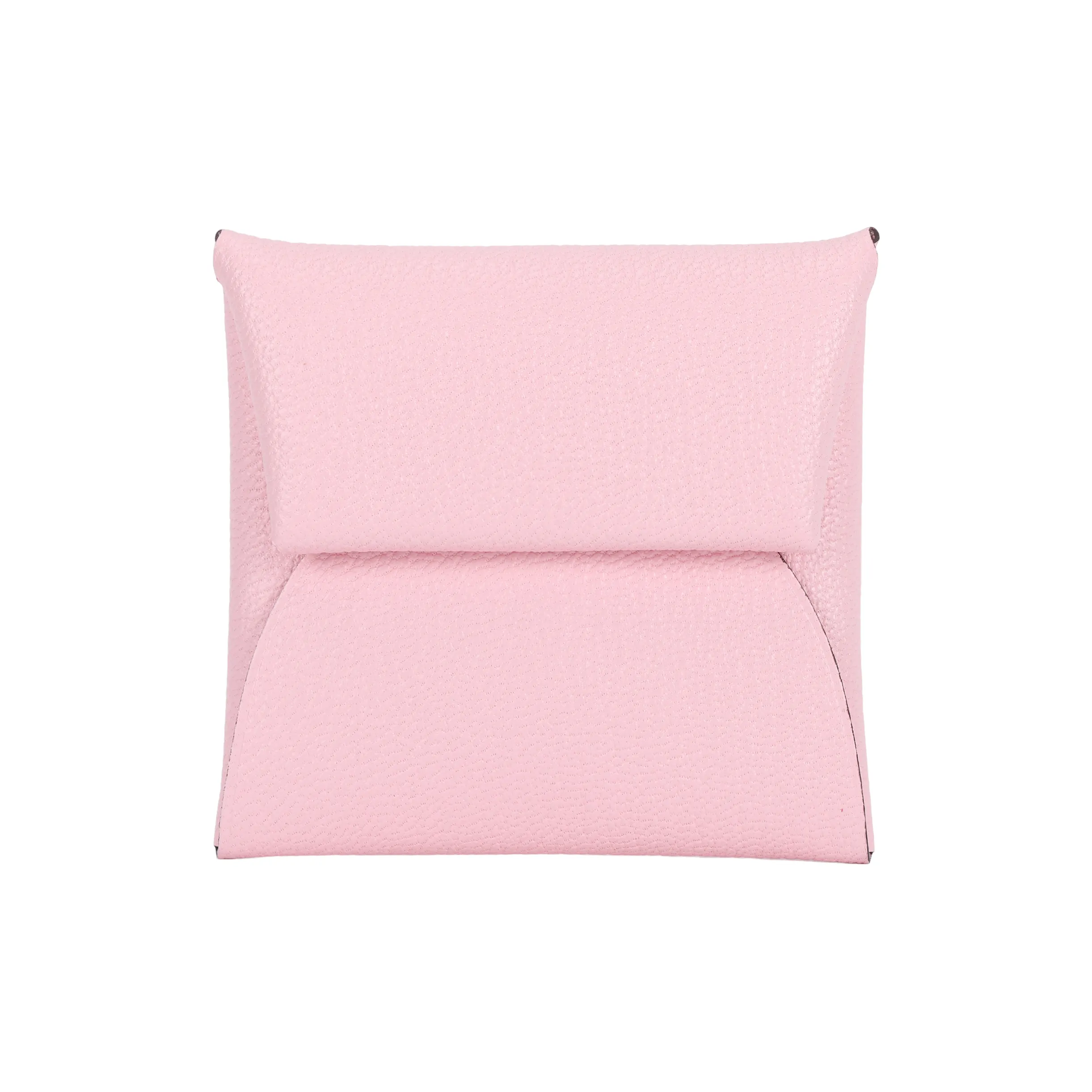 HERMES Bastia Chevre Mysore Goatskin Coin Purse Regular Women's Love Pink