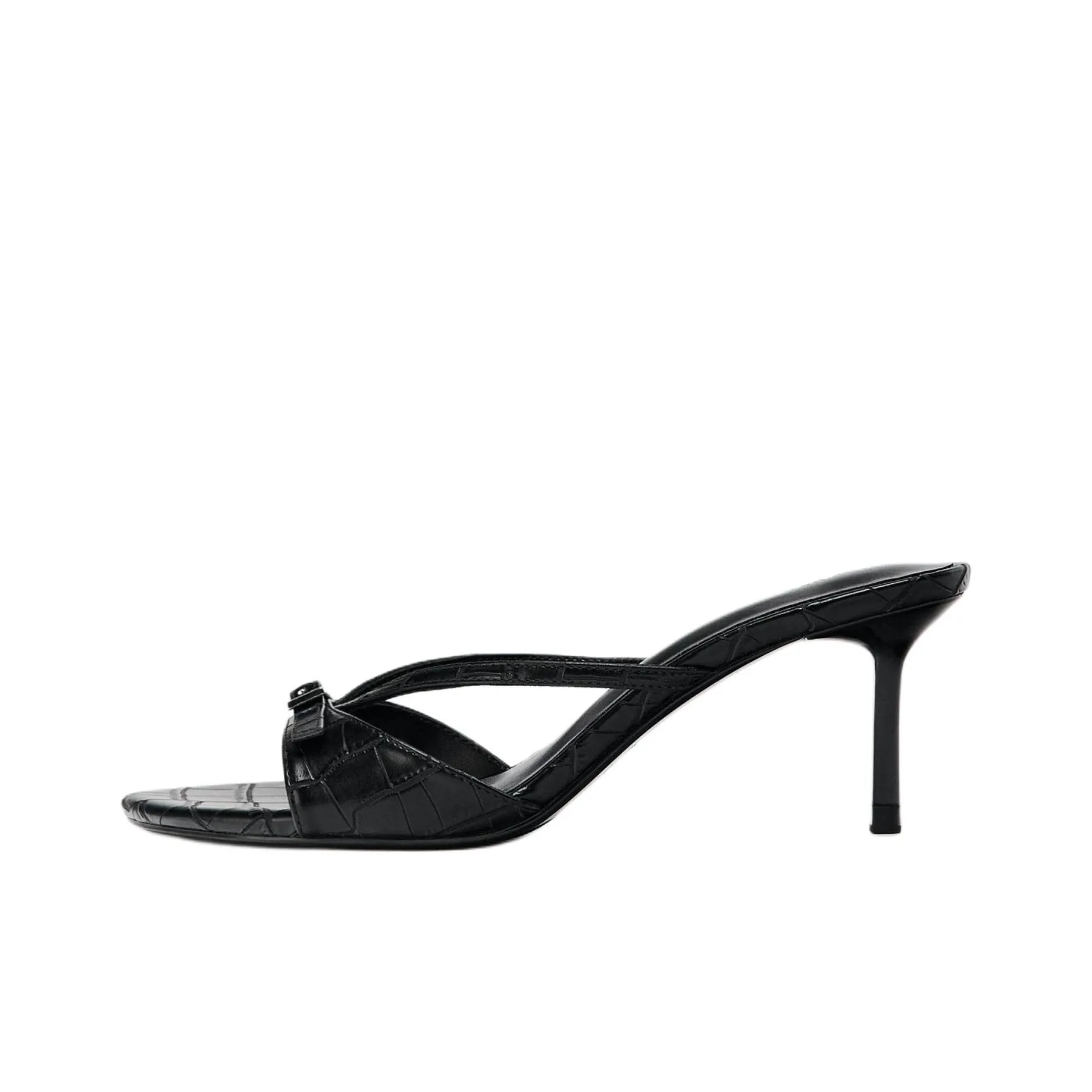 ZARA Устойчивые к истиранию Слипоны Женские Черные