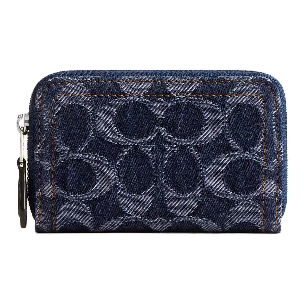 COACH Essential Классический Деним Держатель для карт Маленький Женский Синий