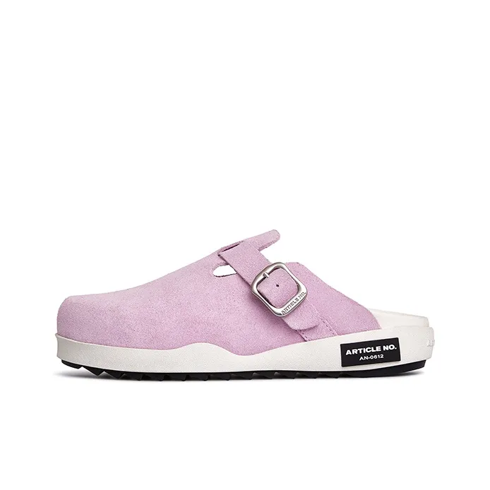 ARTICLE NO. Композитная подошва шов пэчворк из кожи противоскользящие домашние тапочки женские кремово-розовый