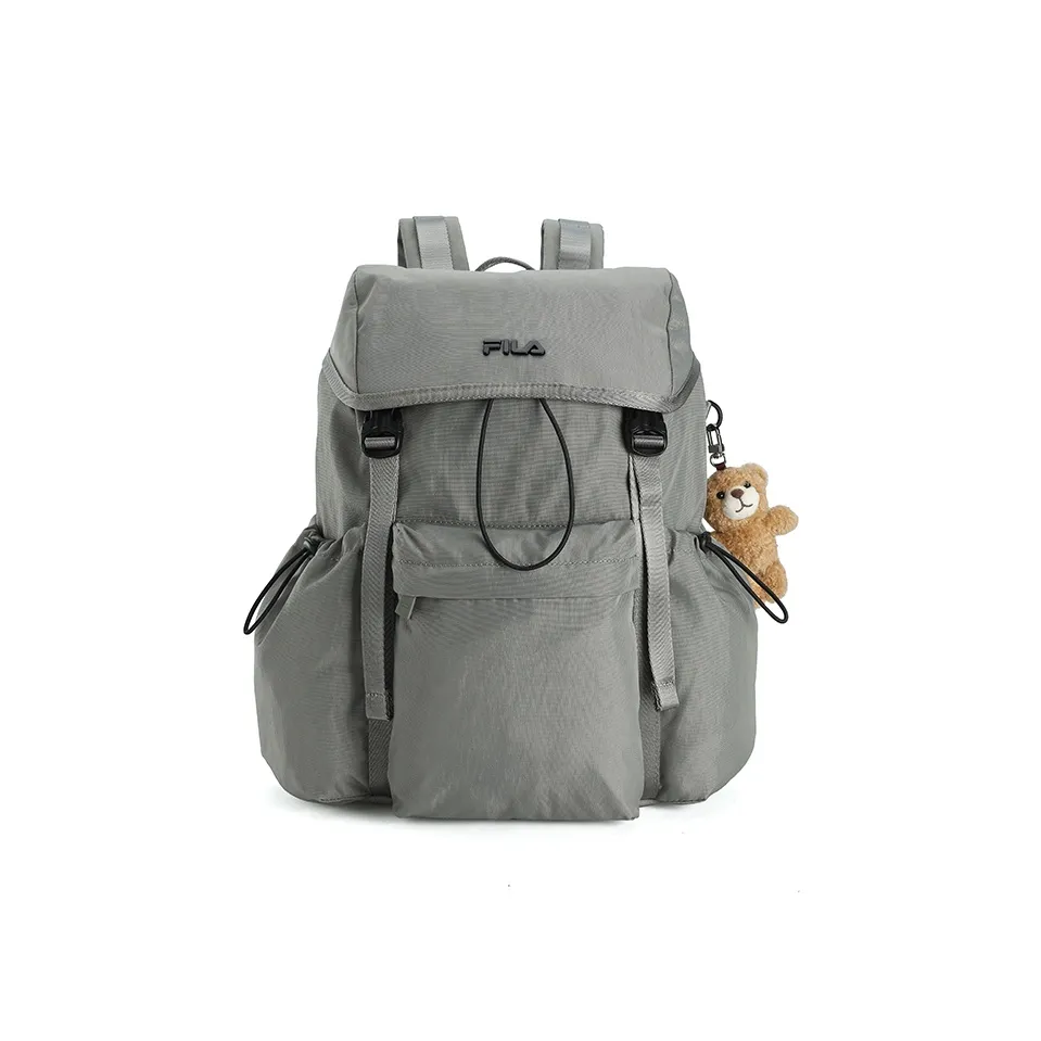 FILA ORIGINALE Fabric Backpack Unisex Algae Gray Green