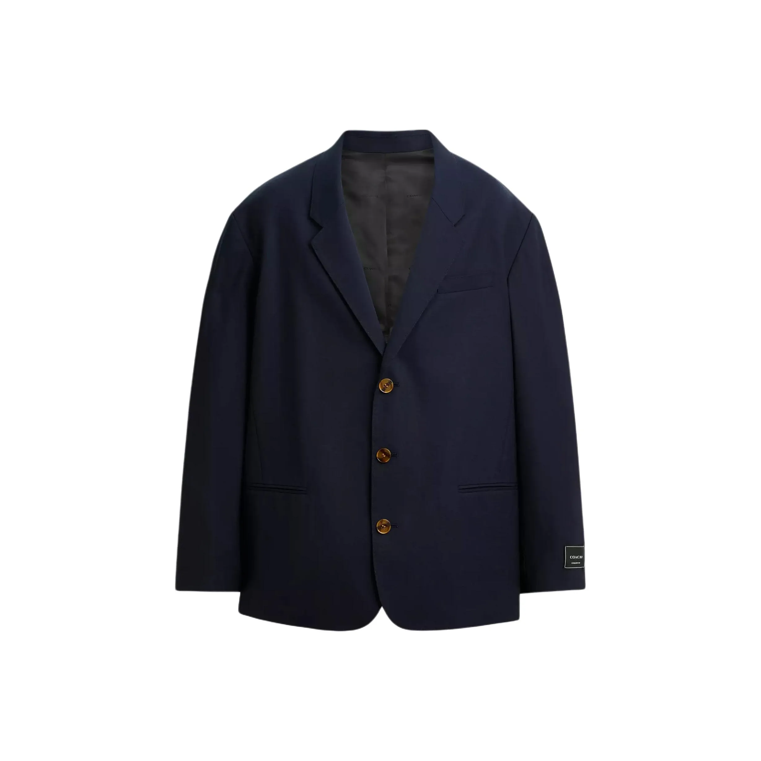 COACH Бизнес-костюм Пальто Мужской Темно-синий