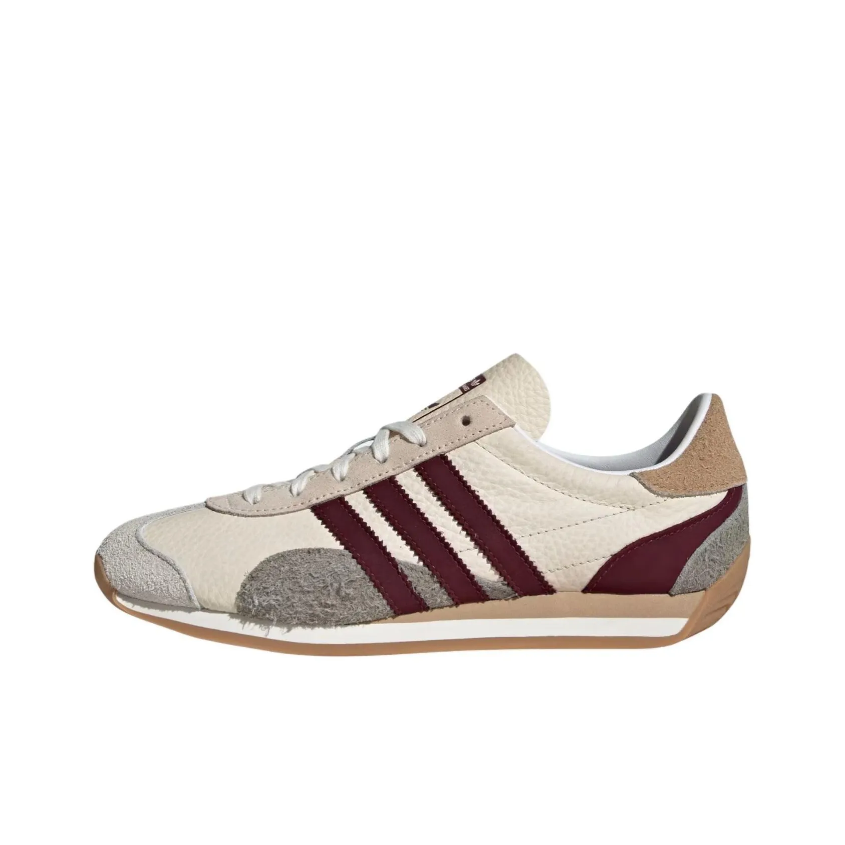 Adidas Originals COUNTRY OG Slip-resistant Abrasion-resistant Low Top Повседневная обувь Женская Бежевая
