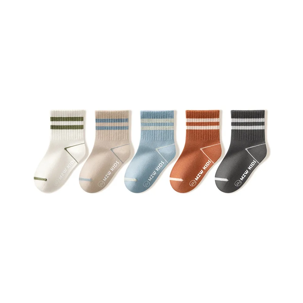 B&C.Room 2023FW Mid Calf Socks Kids' 5 Pack