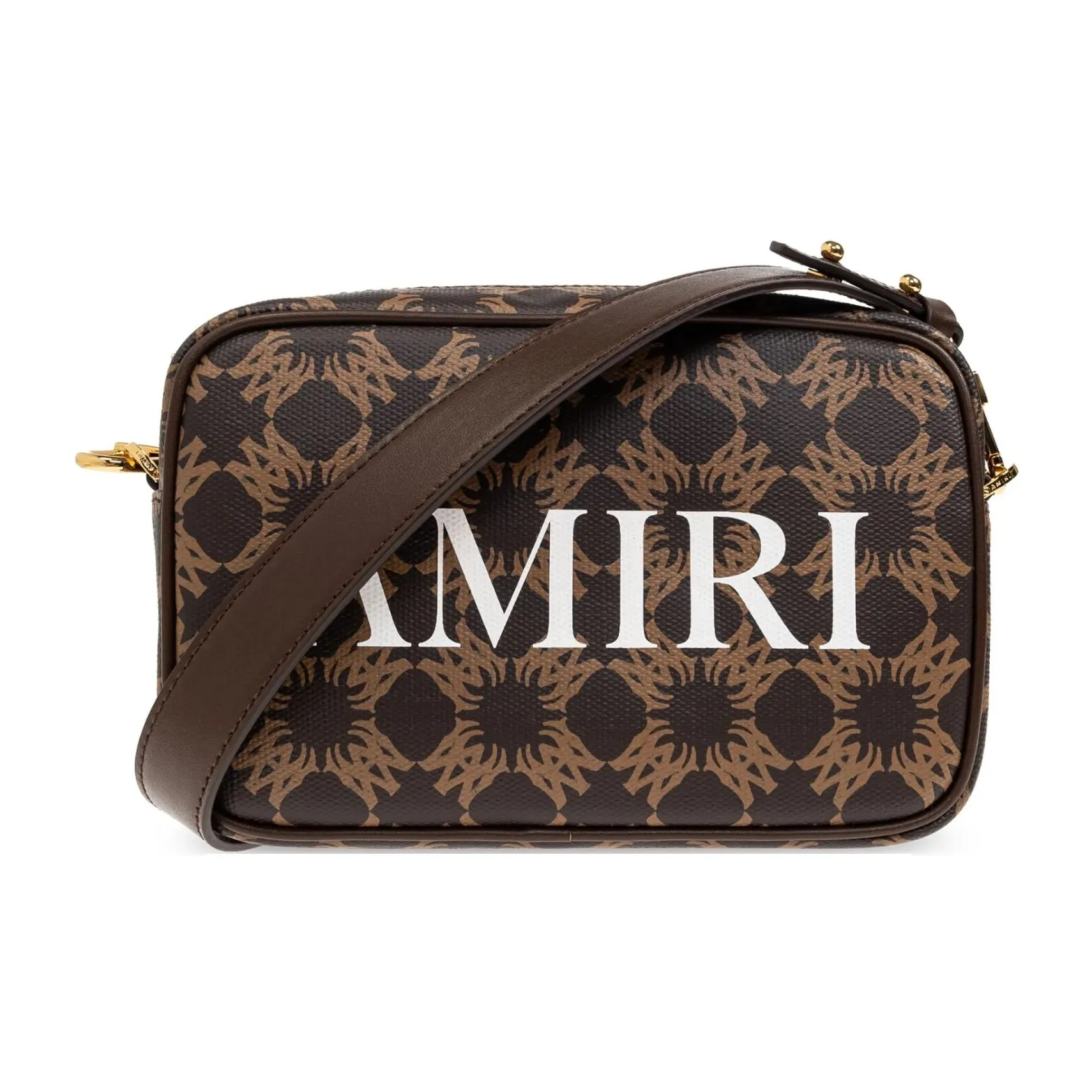 AMIRI Cotton Crossbody Bag, Shoulder Bag Men's Umber