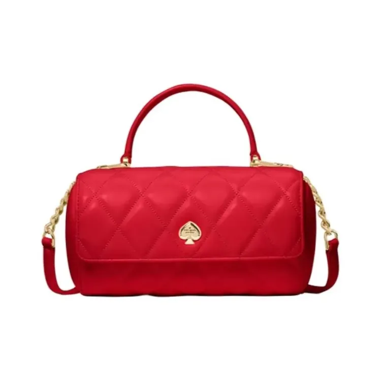 Kate Spade Коровья кожа Одно плечо Сумка Женские Рубины Красный