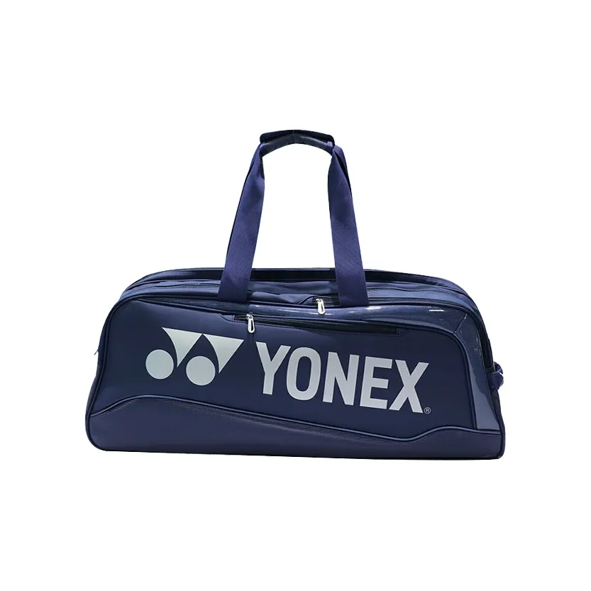 YONEX Штучная кожа с текстильной спортзал сумка стандартная унисекс темно-синий