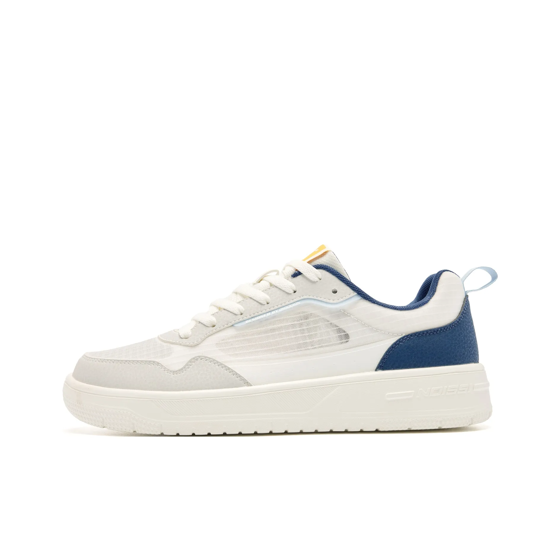 QIAODAN Противоскользящие Износостойкие Дышащие Низкие Кроссовки для Скейтбординга Мужские Белые Серые Синие