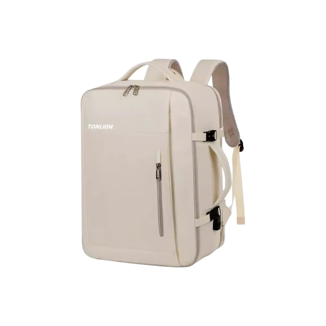 Tonlion Oxford Backpack Regular Unisex Ecru/Black