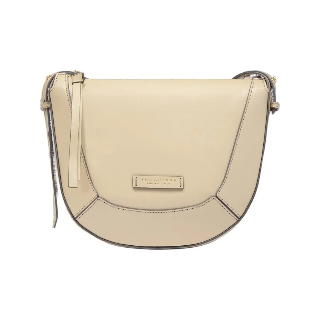 THE BRIDGE Cow Leather Crossbody Bag, Shoulder Bag Women's Butter