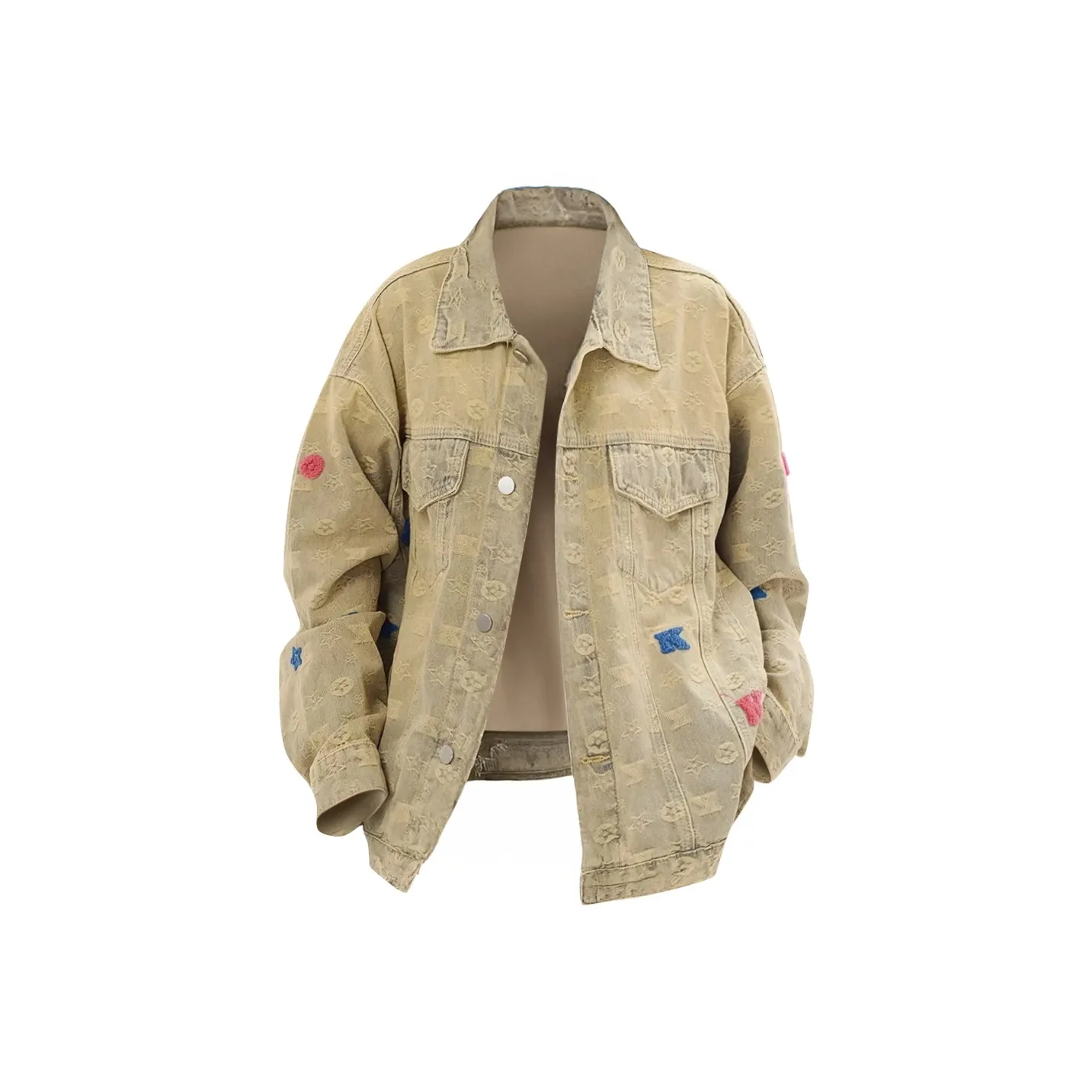 Universal Templates Denim Jacket Unisex Yellow Mud