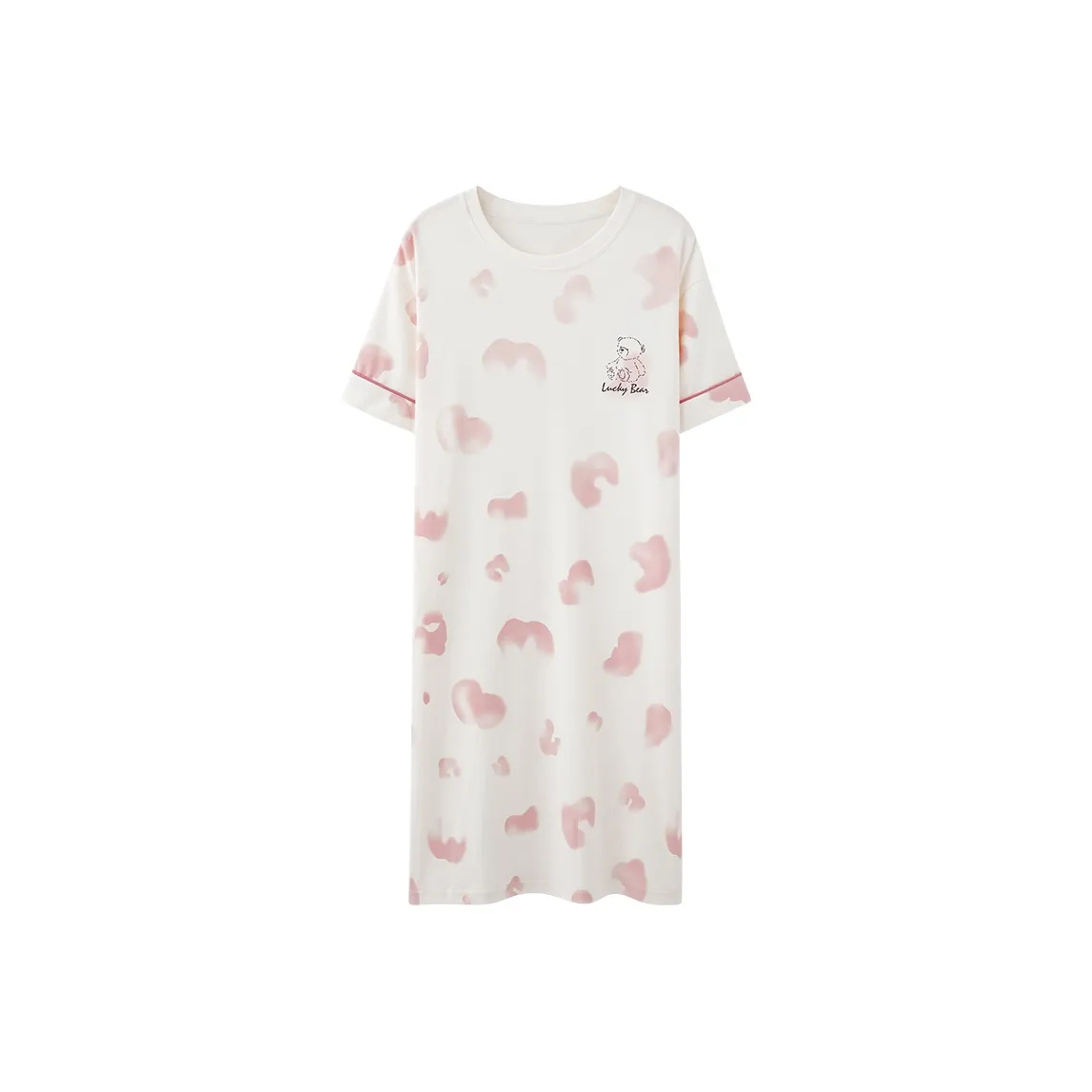 MIIOW Summer Nightgown Women's White