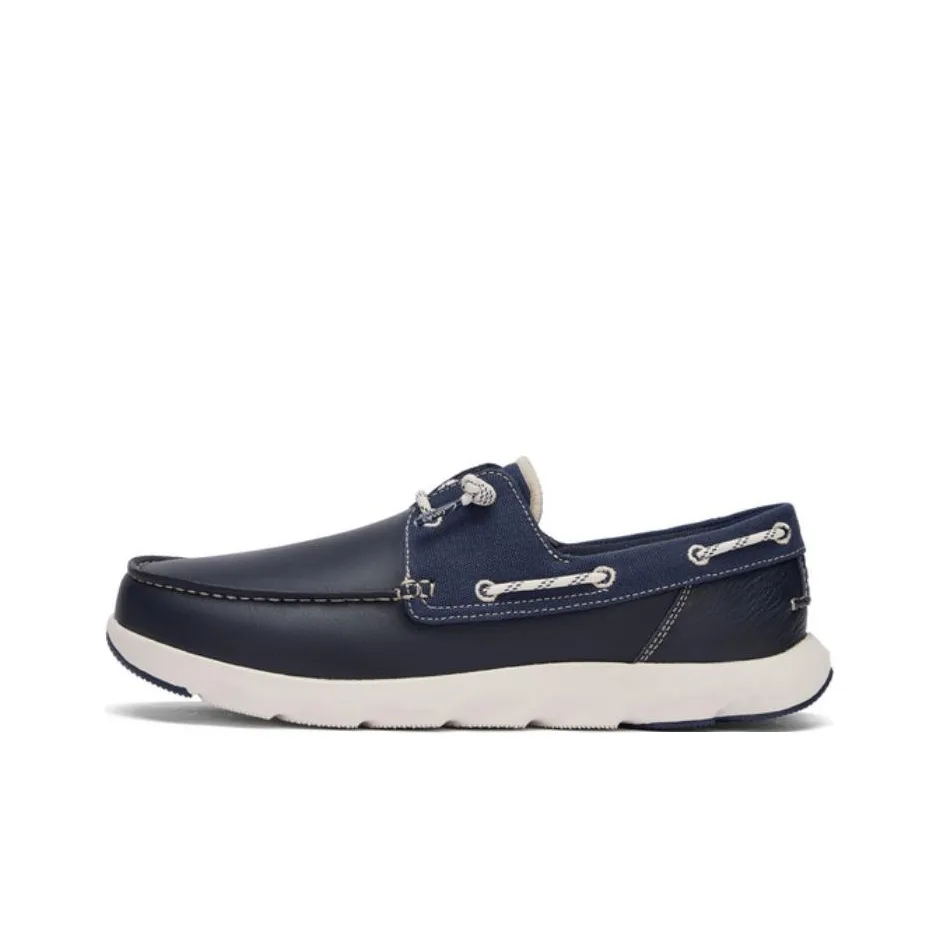 Clarks City Outdoor Collection Boat Shoes Men's Blue
