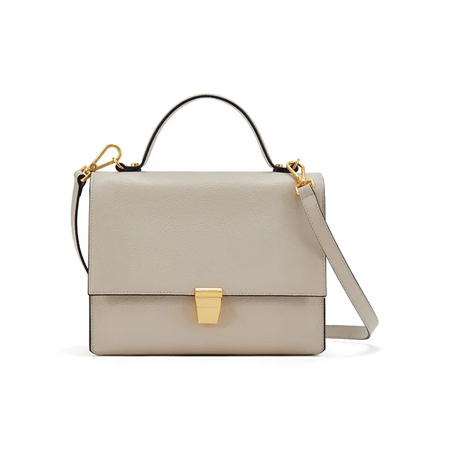 COCCINELLE Коровья кожа Сумка Средний Женская Черный Оболочка Серый Карамель Светло-серый