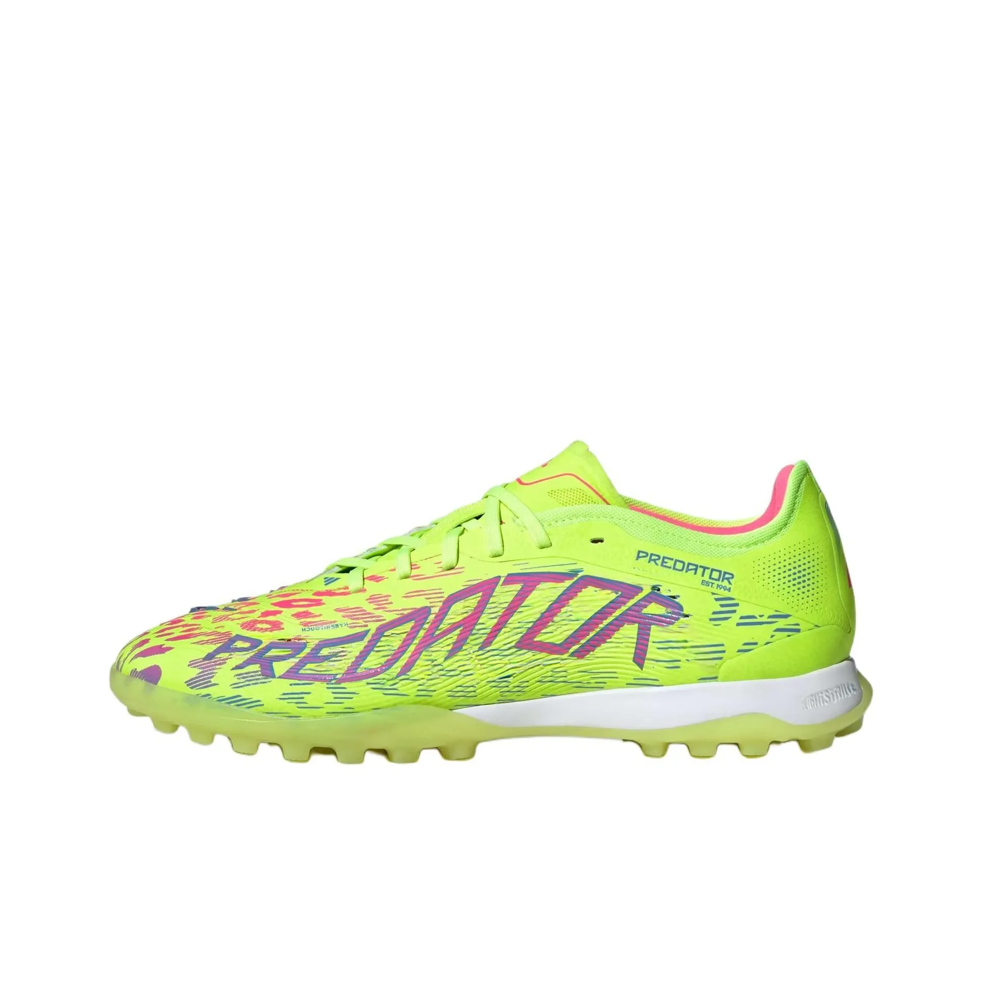 Adidas PREDATOR PRO TF Шипы Устойчивые к истиранию Футбольные бутсы Унисекс Лимон