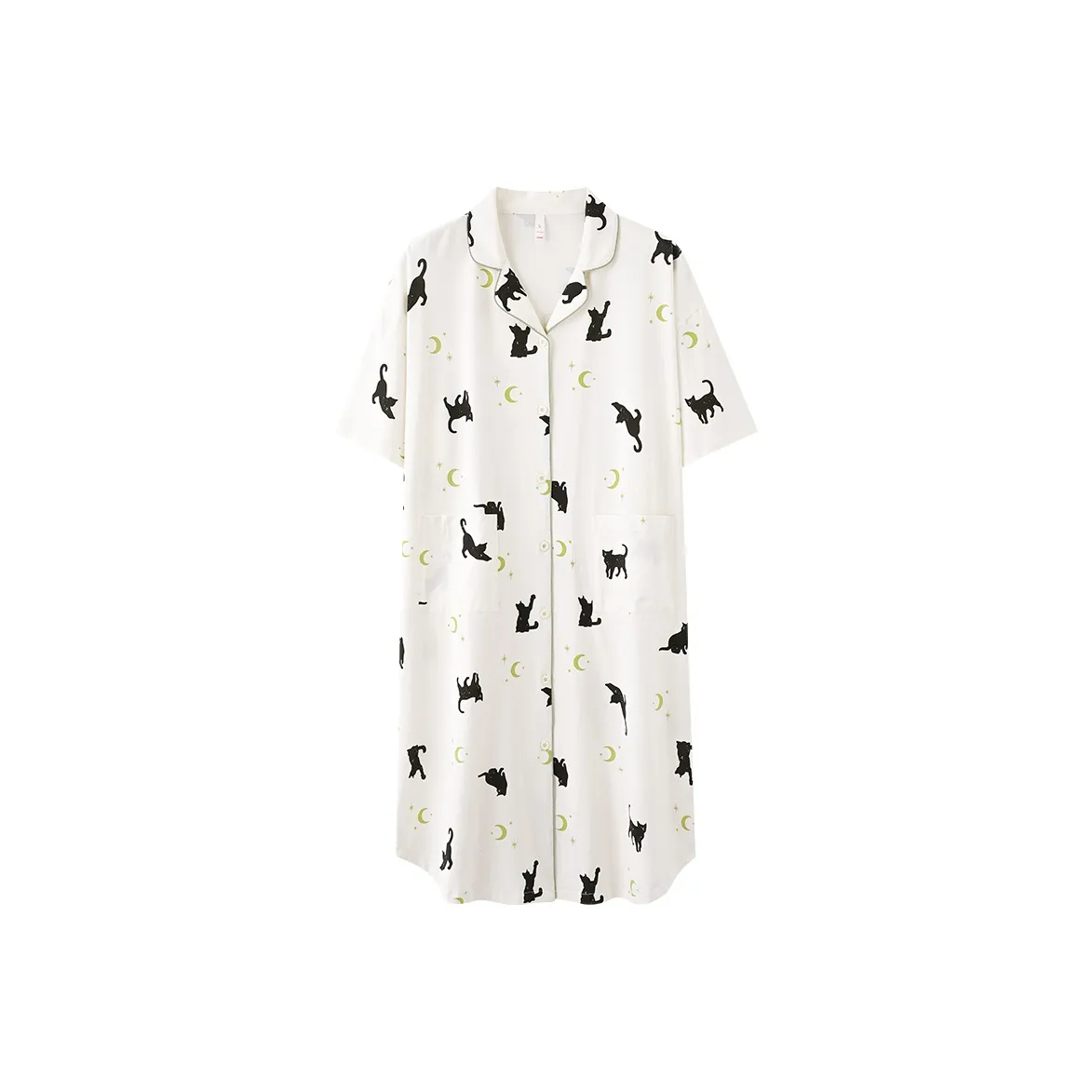 XIAFENYAN Nightgown Women's Beige