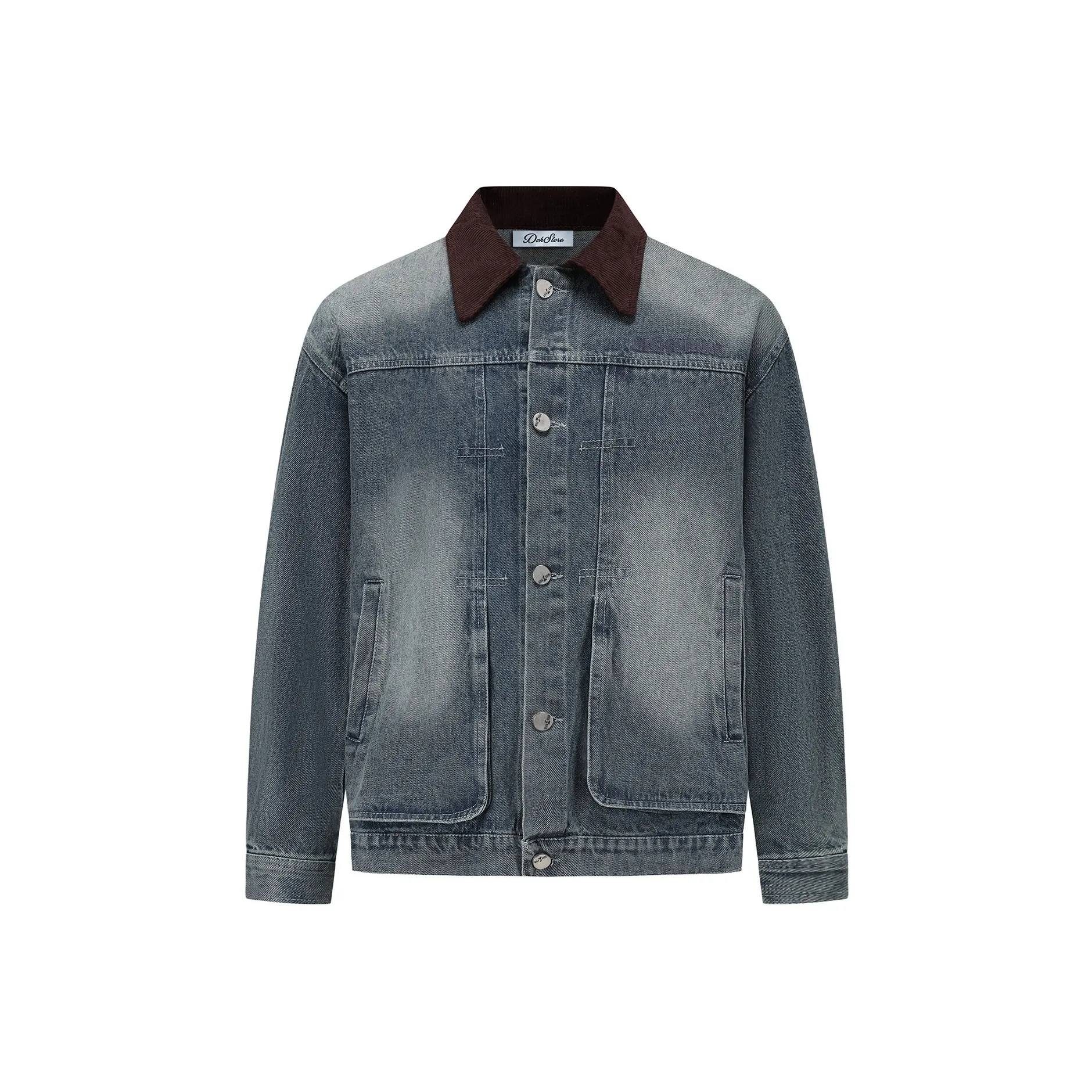 DOH STORE Denim Jacket Unisex Blue DOH STORE Деним Куртка Унисекс Синий