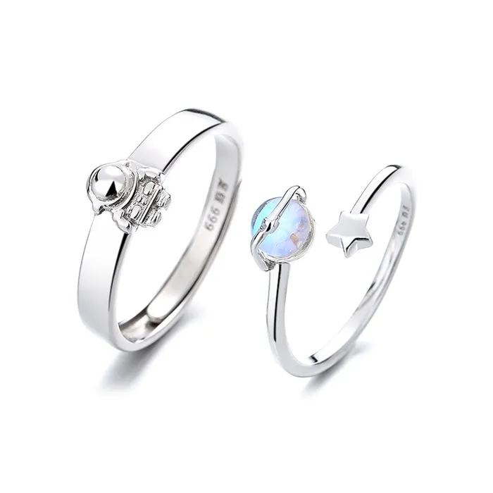 VANA S999 Fine Silver Rings Unisex