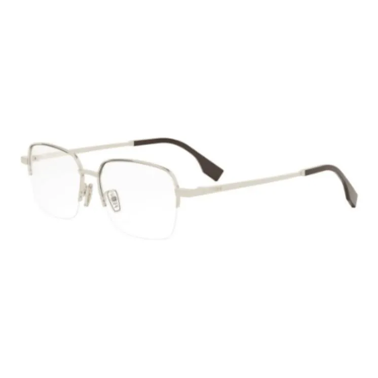 FENDI Металл Прямоугольные Оправы для очков Мужские Желтые