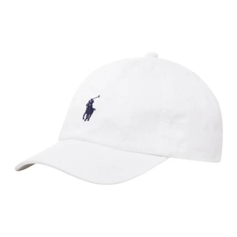 Polo Ralph Lauren Cotton Fabric, Pure Cotton Baseball Caps Women's White