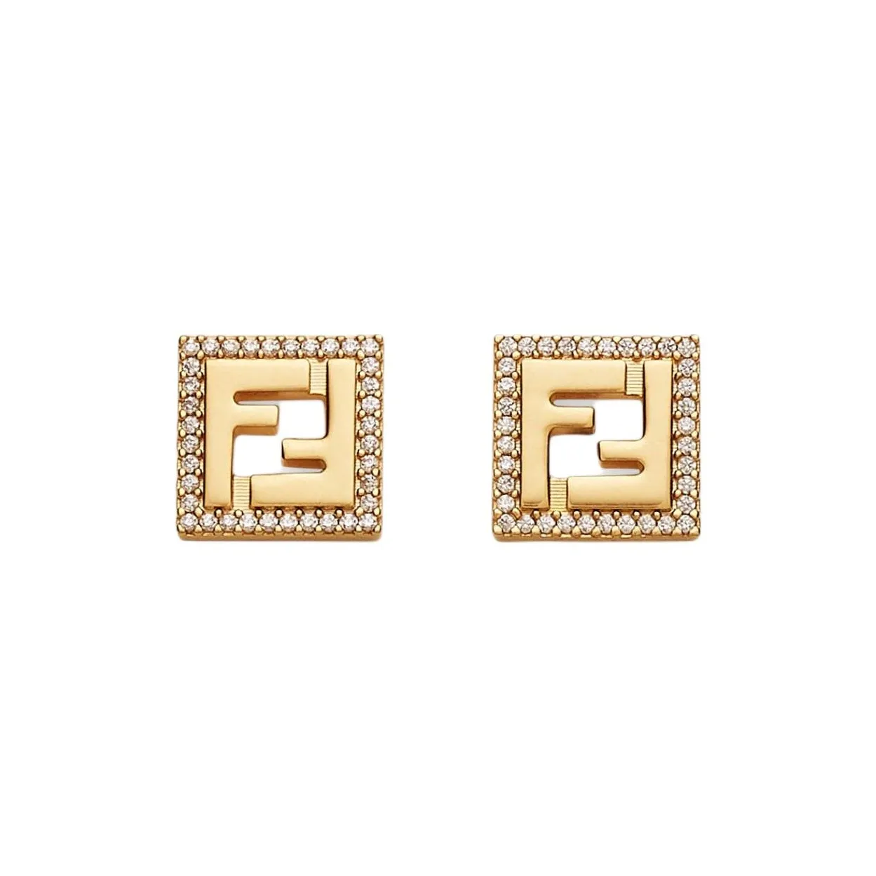 FENDI Forever FENDI Embellished Stud Earrings