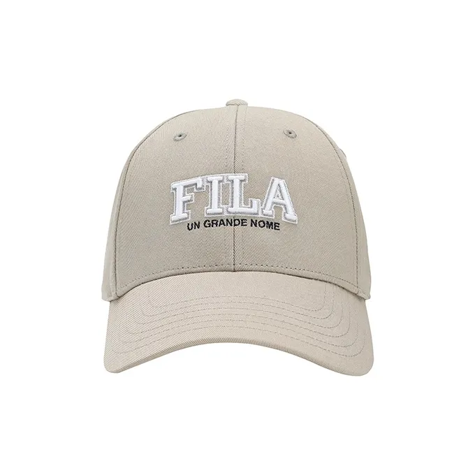 FILA ORIGINALE Cotton Baseball Caps Men's Shallow Beach Medium Khaki