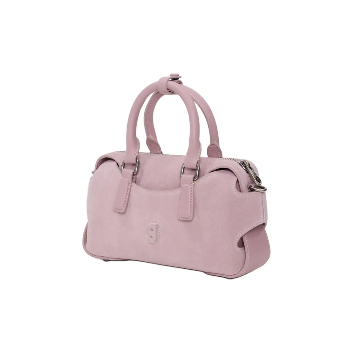 KUNOGIGI Сумка через плечо из коровьей кожи с синтетической кожей сумка обычная женская замша пудра