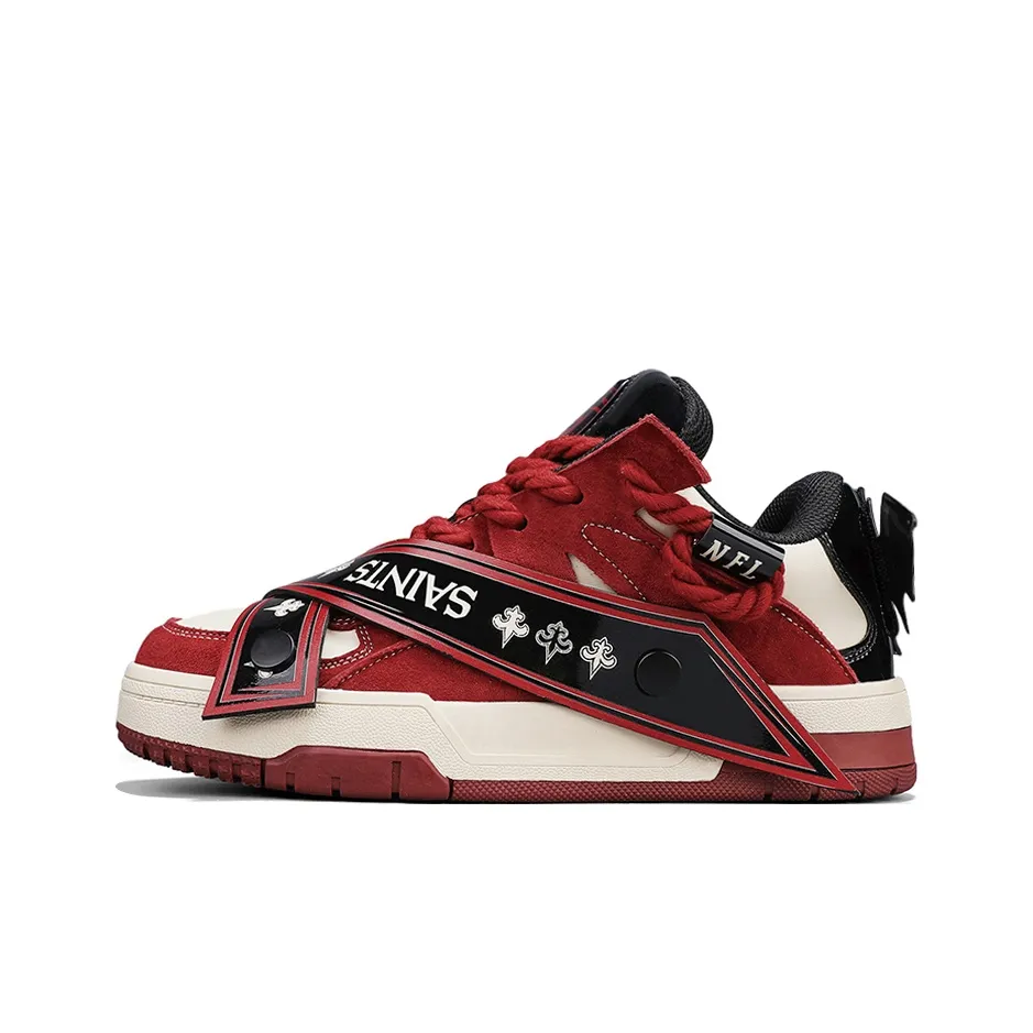 NFL TR Скейтборд Кроссовки Низкие Черные Красные Унисекс