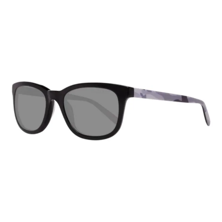 ESPRIT Plastic Polycarbonate Resin Square Sunglasses Men's Black