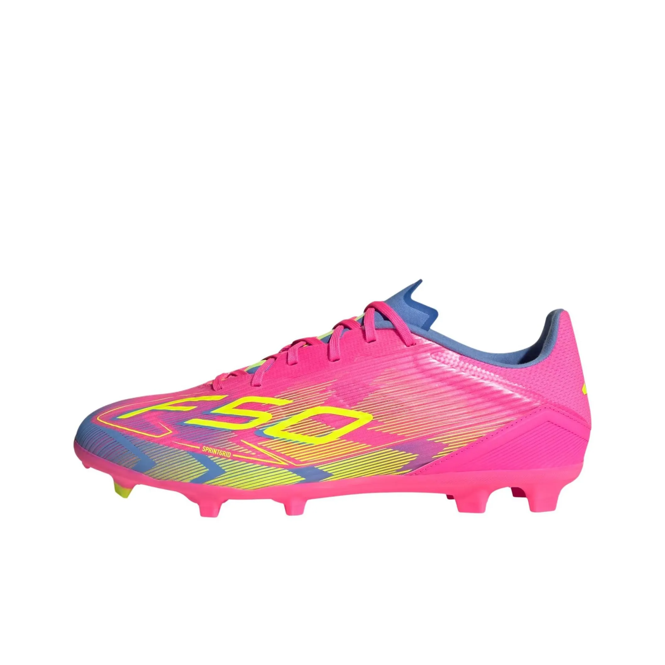 Adidas F50 League MG MULTI Ground FG Твердый грунт Противоскользящий Устойчивый к истиранию Футбольные бутсы Унисекс Розовый
