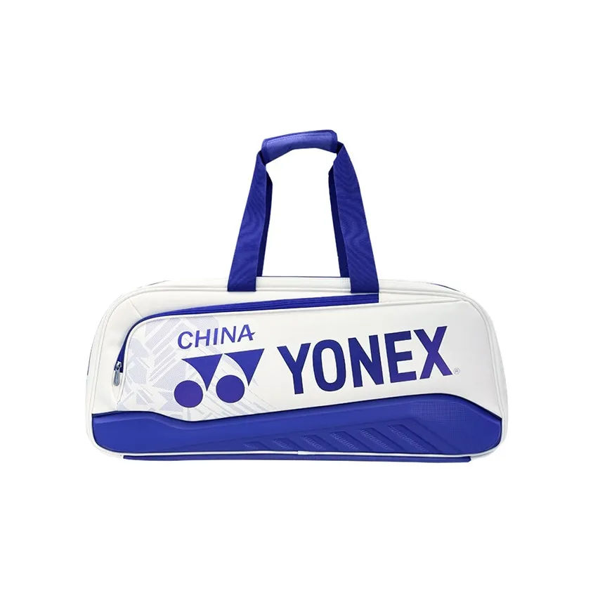 YONEX Спортивная сумка из искусственной кожи унисекс белый темно-синий