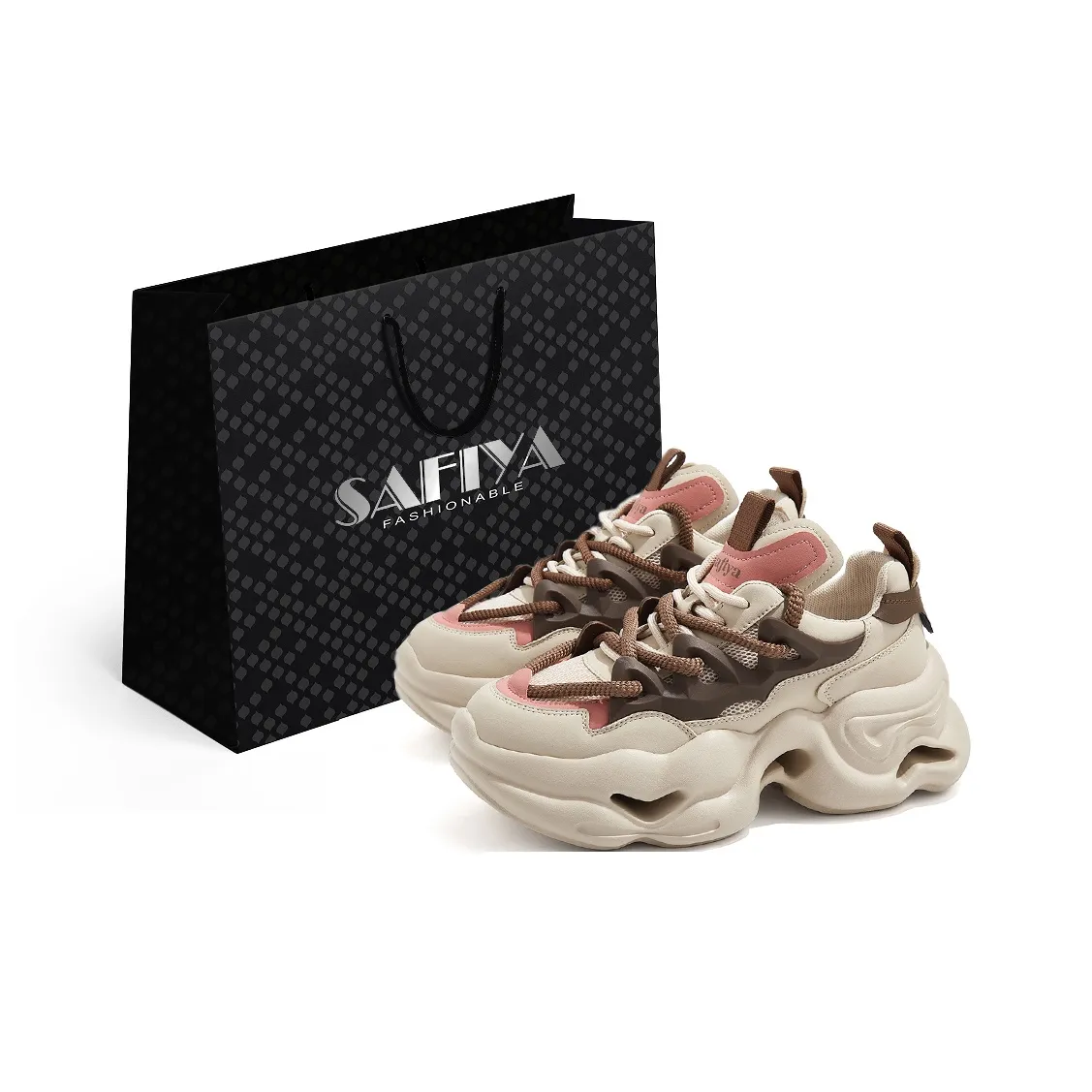 Safiya Low-Top Chunky Sneakers Women's
