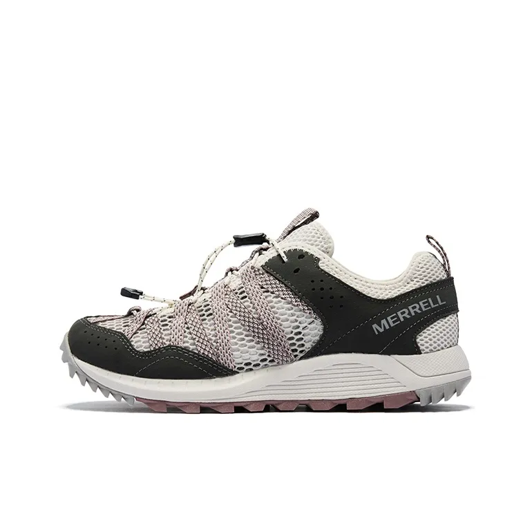 MERRELL Wildwood Aerosport Дышащий и Легкий Низкий Топ Уличная Обувь Женская Розовая Серый