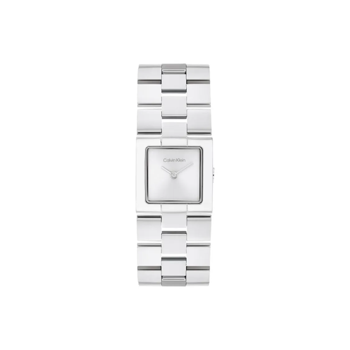 Calvin Klein Timeless Наручные часы Кварцевый механизм Стальной ремешок 22 мм Серебристый циферблат Женские часы