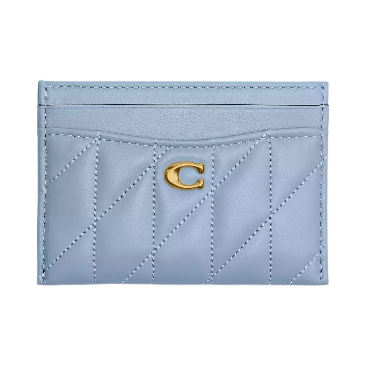 COACH Pillow Кожа Картхолдер Мини Женские Гиацинт Цвет