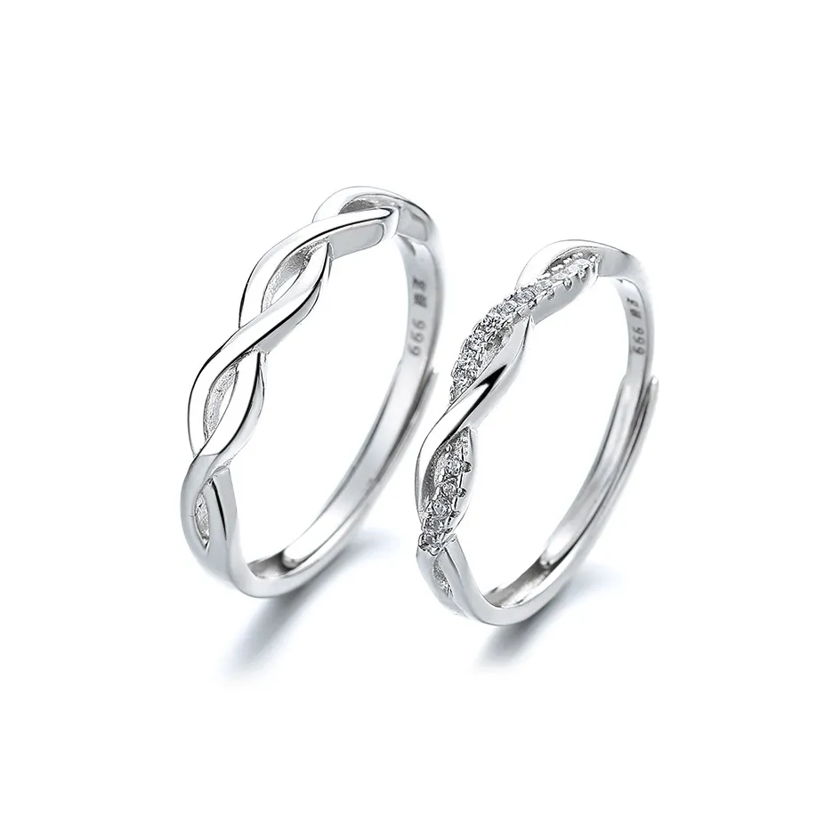 OWNCOOL S999 Fine Silver Rings Unisex