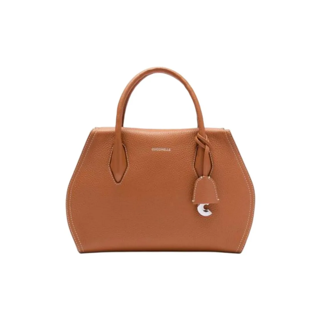 COCCINELLE Leather Shoulder Bag Crossbody Bag Handbag Medium Size Women's Brown