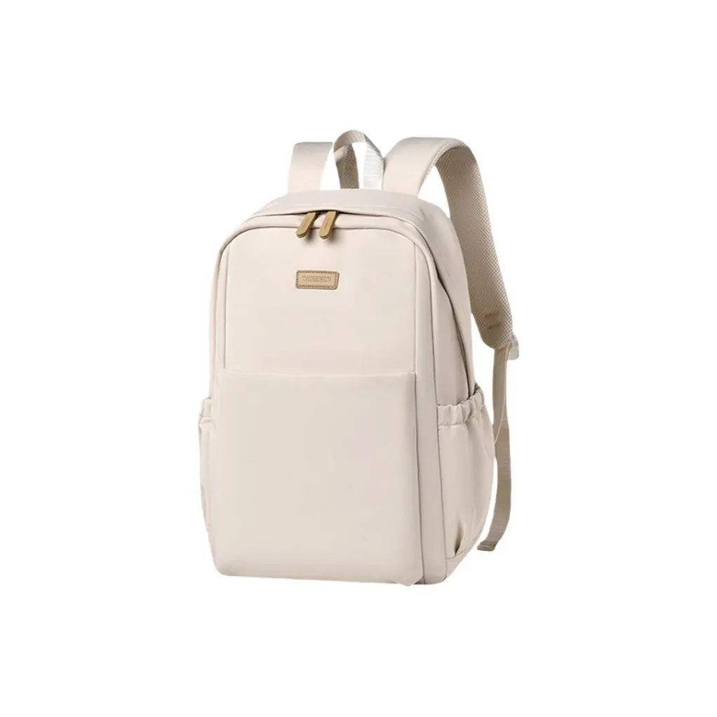Techson Abrasion Resistant Fabric Backpack Regular Unisex Khaki/Gentleman Gray/Mysterious Black