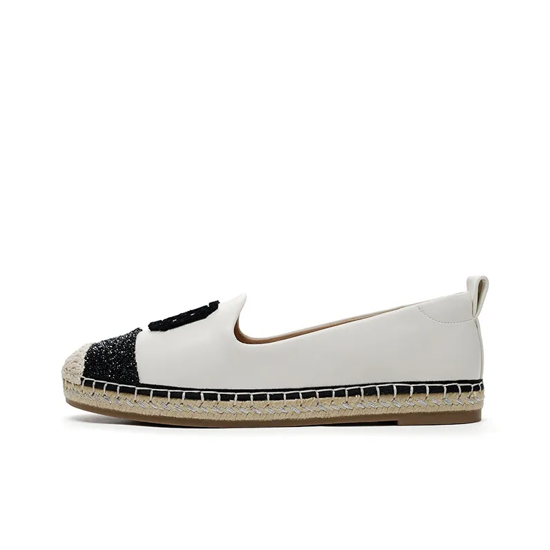 Marie Claire Espadrilles Женские Reverse Белый Черный