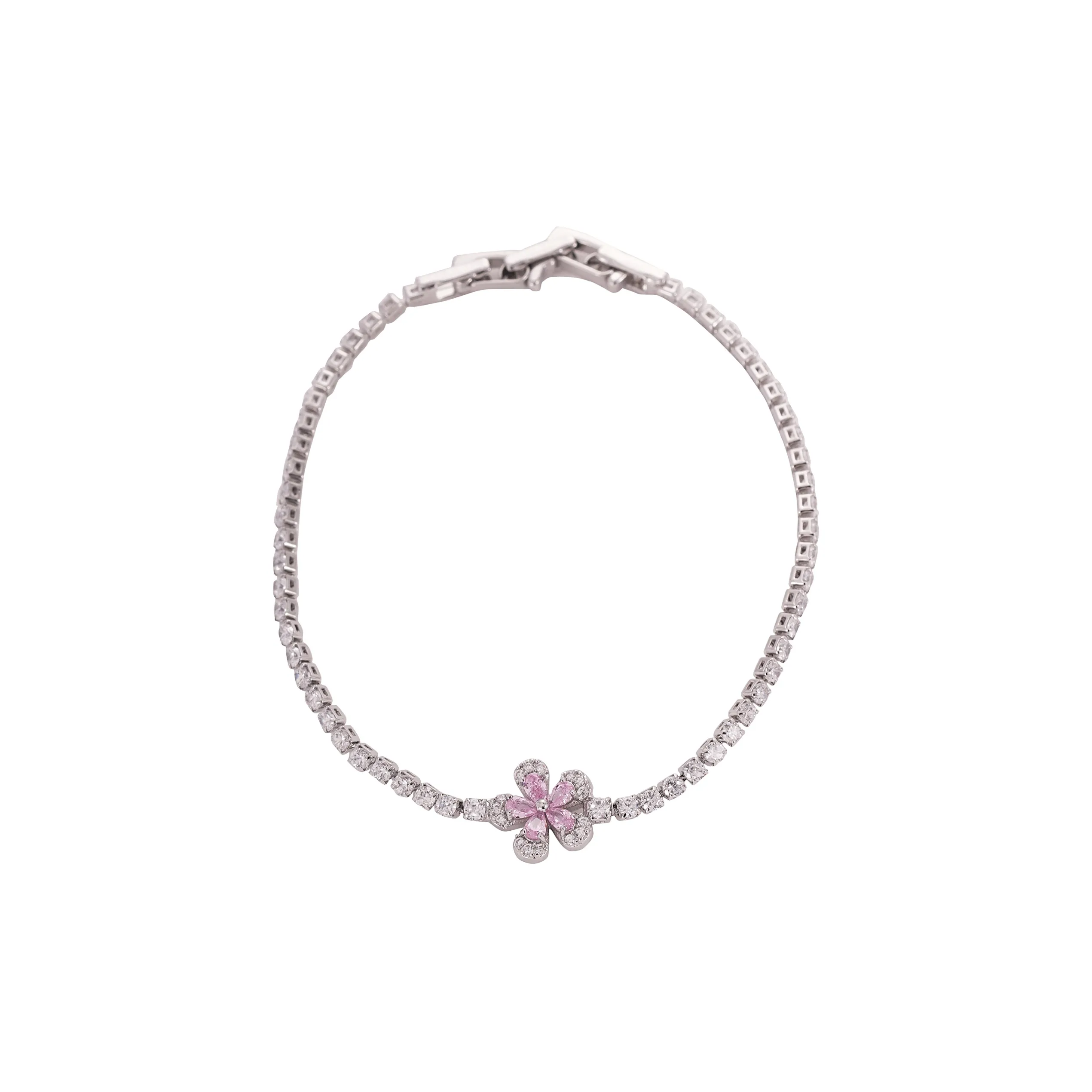 YDE Copper, Synthetic Zirconia Bracelets Women's
