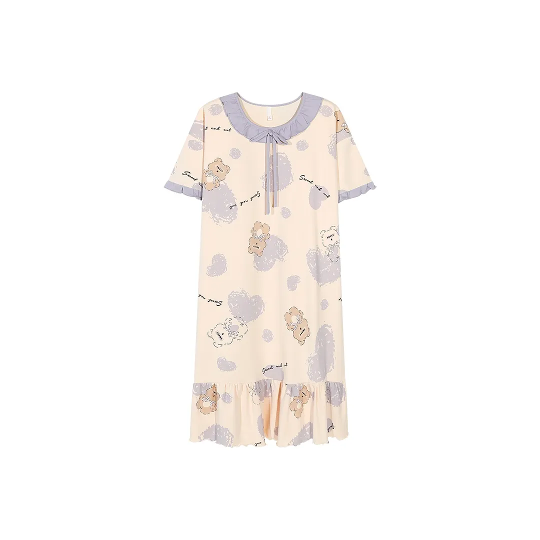 Pretty Lady Nightgown Women's Purple