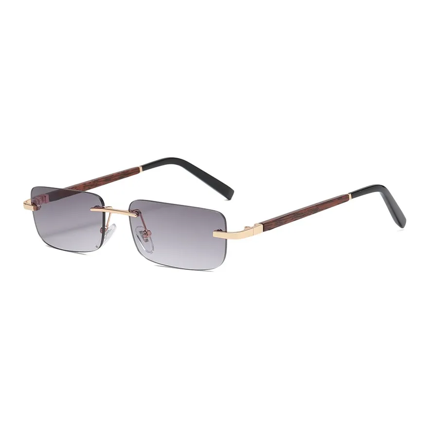 NOME Plastic Metal Rectangular Sunglasses Unisex