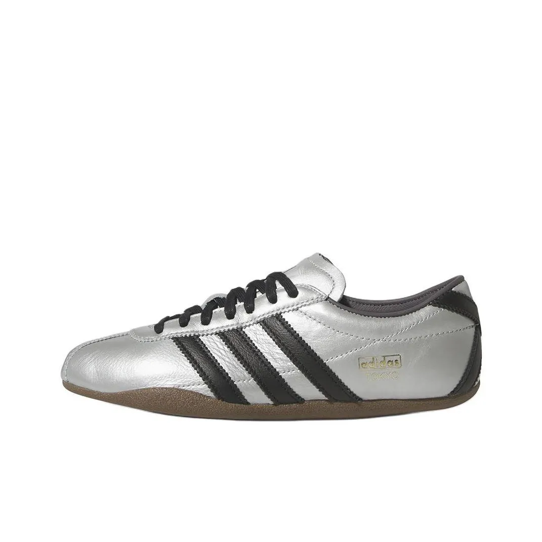 Adidas Originals Токио Slip-resistant Abrasion-resistant Низкий Топ Casual Женские Серебряный
